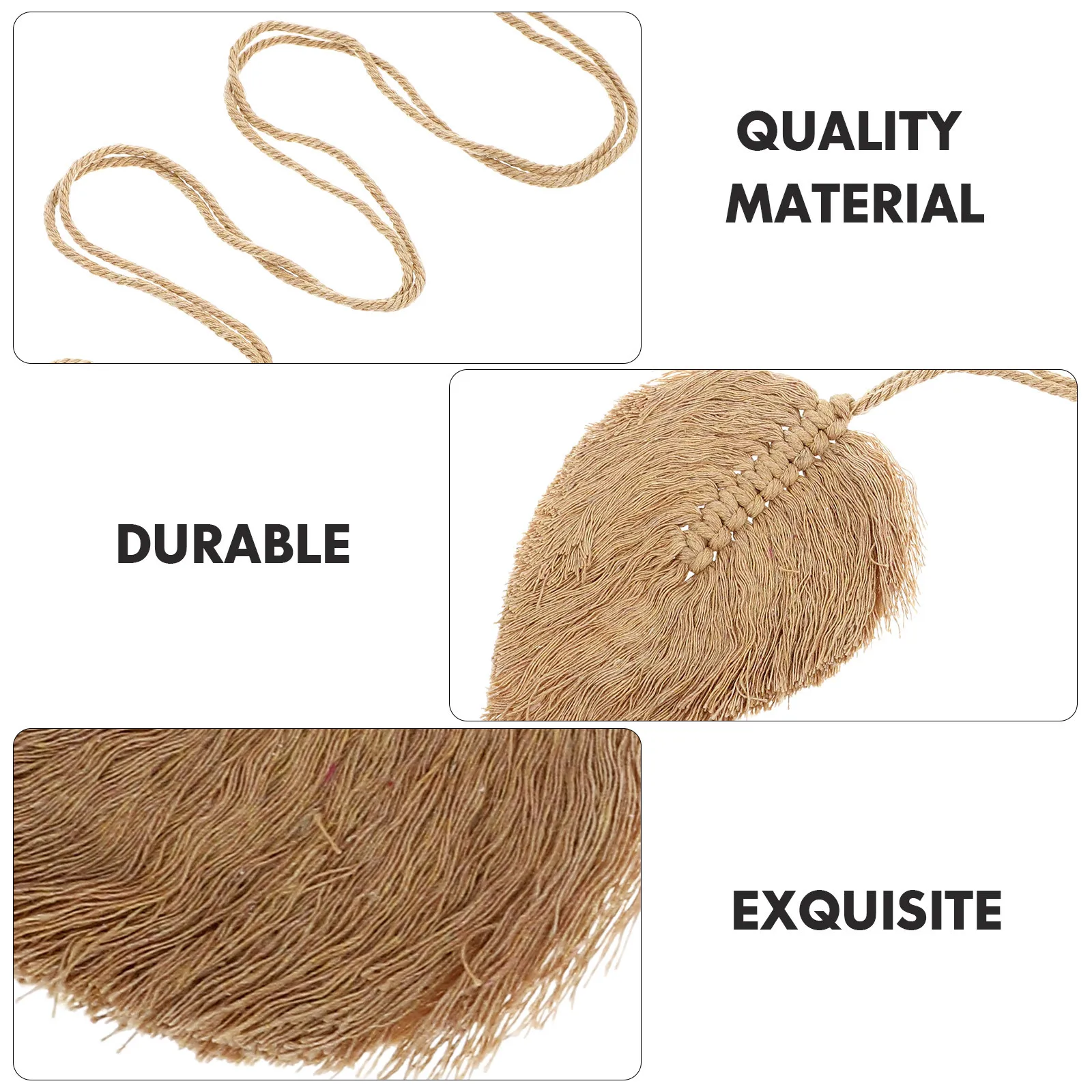 

2Pcs Exquisite Curtain Tie Rope Bohemian Woven Tieback for Bedroom Office Hotel Window Decoration Home Supply Curtain Strap