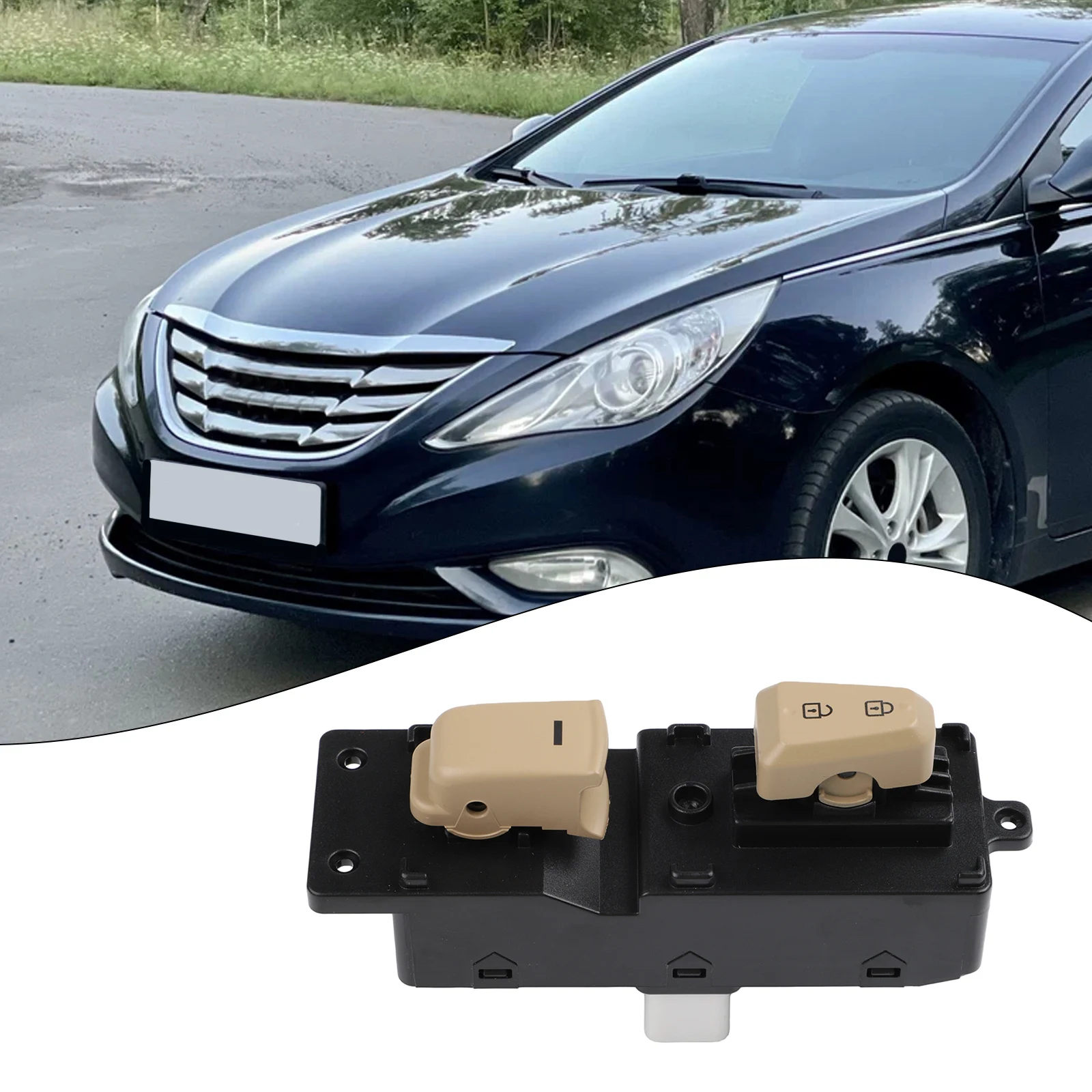 For Hyundai Sonata 2011-2015 Passenger Side Power Window Switch As Shown In The Figure for Power Window Switch Exact Fit