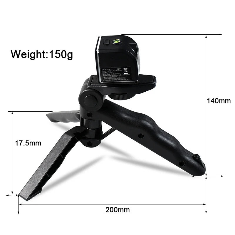 Imagem -05 - Carregamento Usb Mini Nível Laser Profissional Linhas Cruzadas Horizontais e Verticais Linha de Feixe Laser Verde e Vermelha Interior e Exterior
