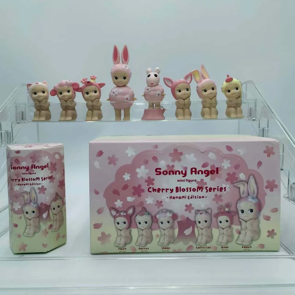 

Серия Sonny Angel Cherry Blossom, мини-фигурка Hanami Edition, слепая коробка, высокое качество, украшение для рабочего стола, подарок для фанатов