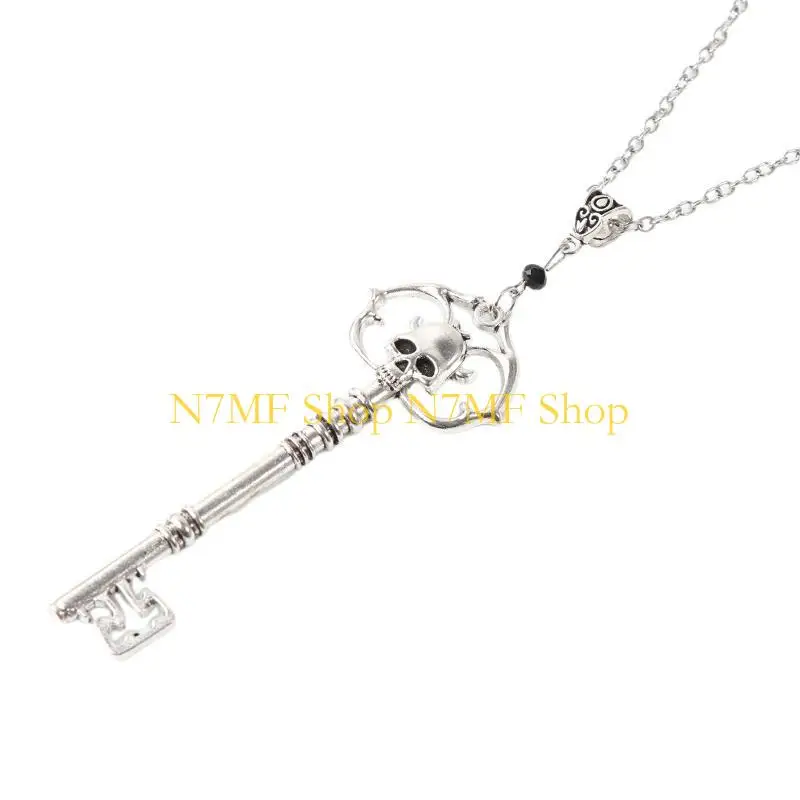 N7MF Creativity Pendant Charm Statement Punk Jewelry Novelty Gothic for Key Necklace