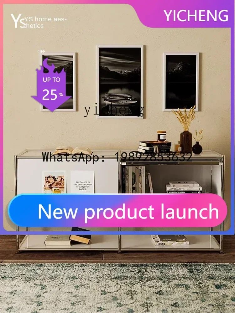 A30 Bedroom bedside table, stainless steel side panel cabinet, living room drawer, wardrobe entrance decoration