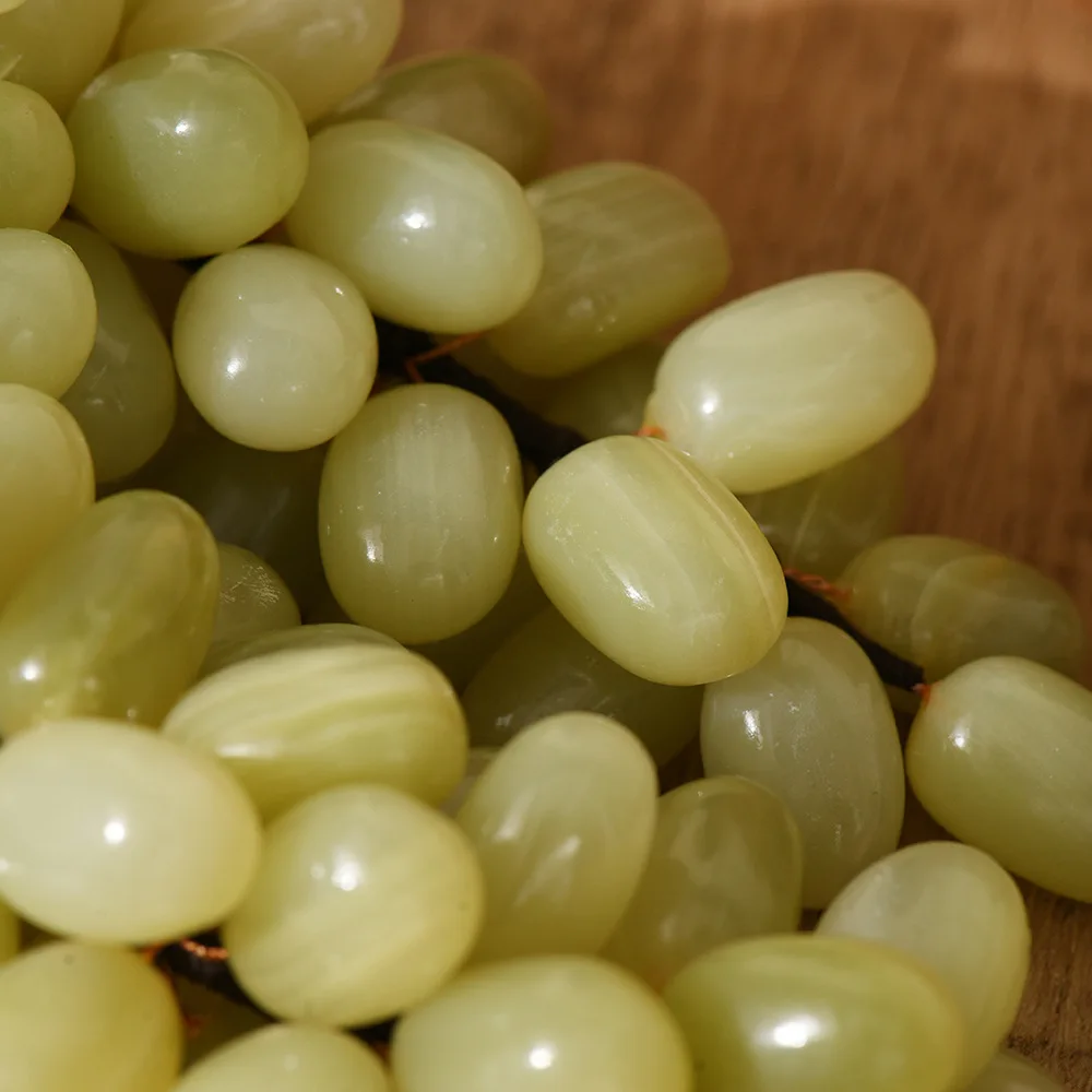 Stone Grape Decorative Ornaments Creative Model Room Living Room Entrance High-end Soft Decoration Simulation Fruit Decoration