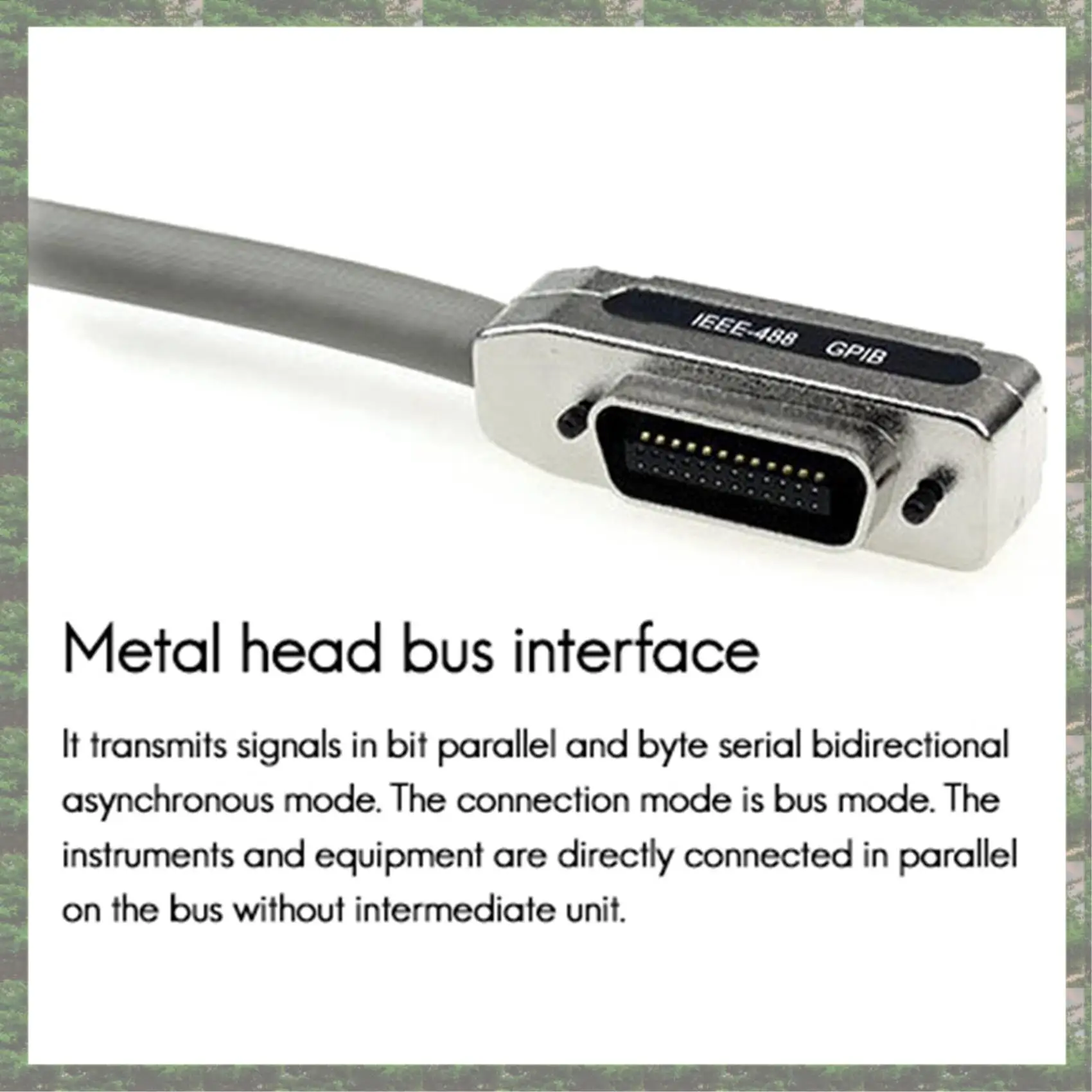 

4Pcs 1M IE488 Gpib Data Cable Industrial-Grade Communication Transmission Cable Terminal Pci Industrial Control Cable