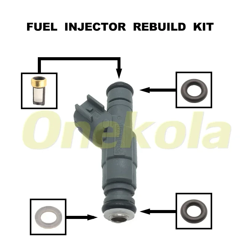 Ремкомплекты топливных форсунок для 0280156048 99-04 Jeep WJ 4.0L с 4 отверстиями 27LB UPGRADE OEM 0280156048