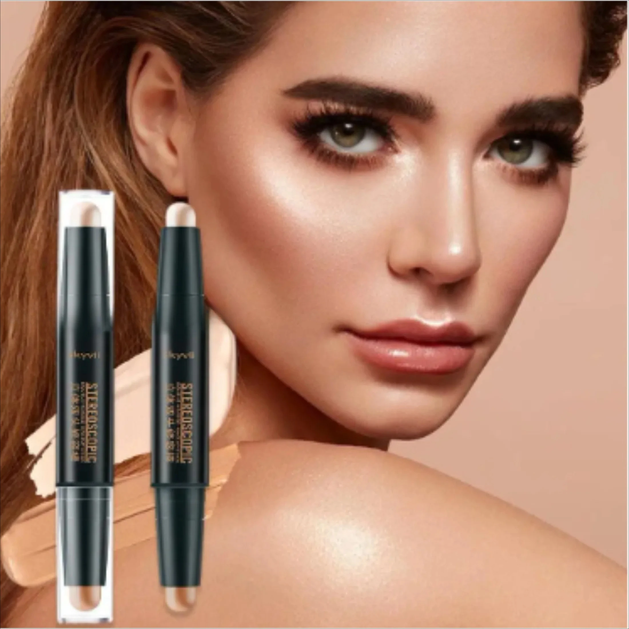 Make-up Basis Foundation Crème voor Gezicht Concealer Contouren voor Gezicht Bronzer Schoonheid Damescosmetica