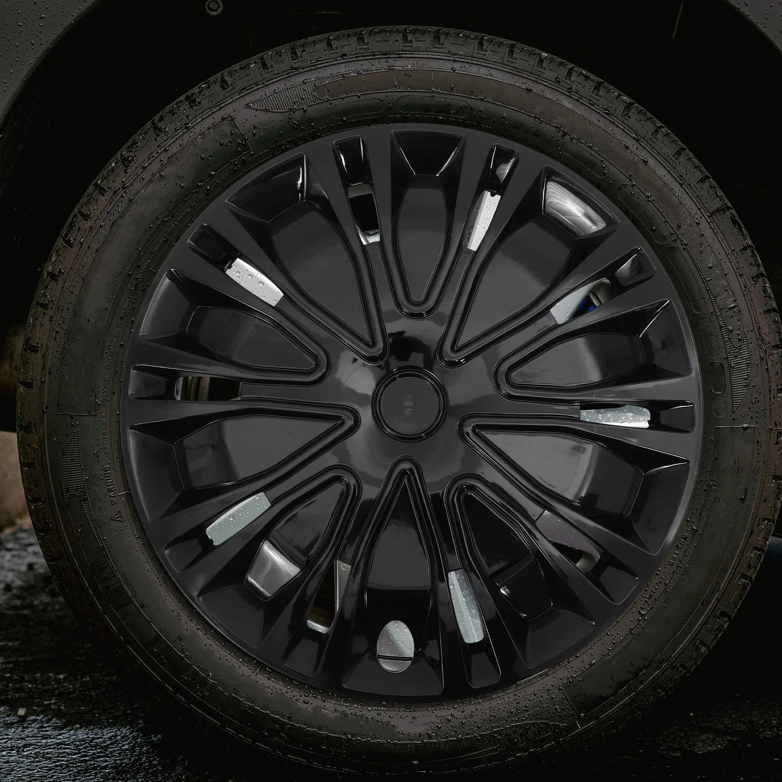 دائم 14 بوصة غطاء محور السيارة أنيق سهل التركيب العالمي صالح واقية السيارات Hubcaps Hubcaps للسيارات محور قبعات للسيارة #2