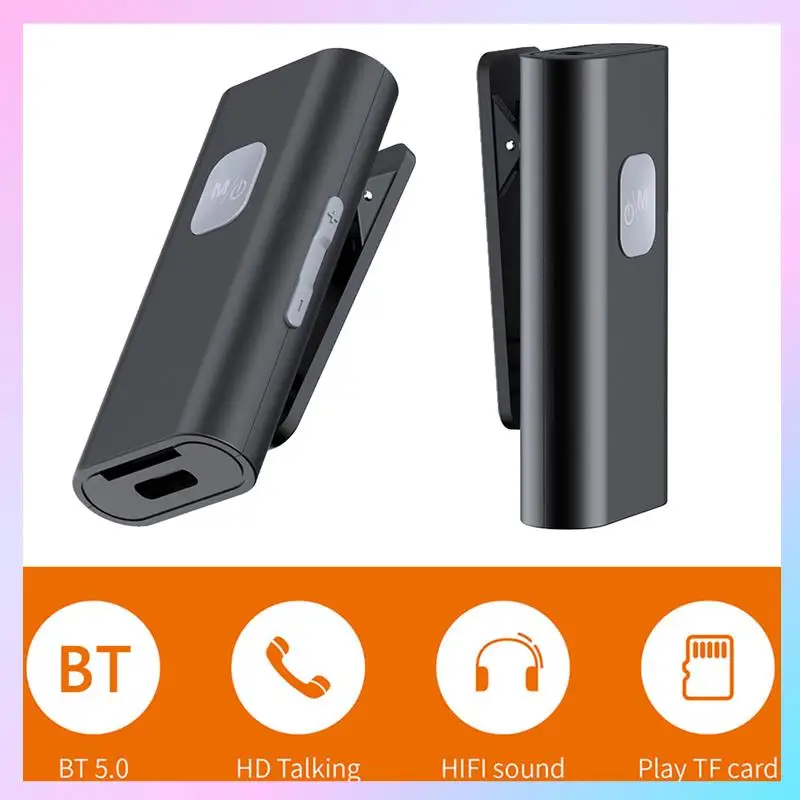 

T23C Handsfree беспроводной Bluetooth 5,0 адаптер приемник аудиоприемник поддержка TF Card Reader для автомобильных наушников Speakr