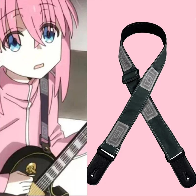 BOCCHI A ROCA! Yamada ryo goto hitori cosplay alça de guitarra elétrica madeira cinto baixo correias acessórios ornamento prop