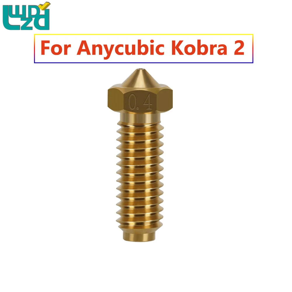 1/2pcs For Anycubic Kobra 2 Volcano Nozzle Brass Nozzles High Precision 1.75mm Filament 3D Printer Accessories E3D