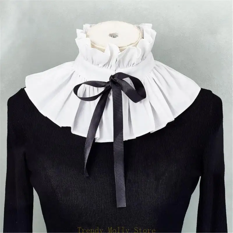 N5KB Vintage Ruffle decote necons