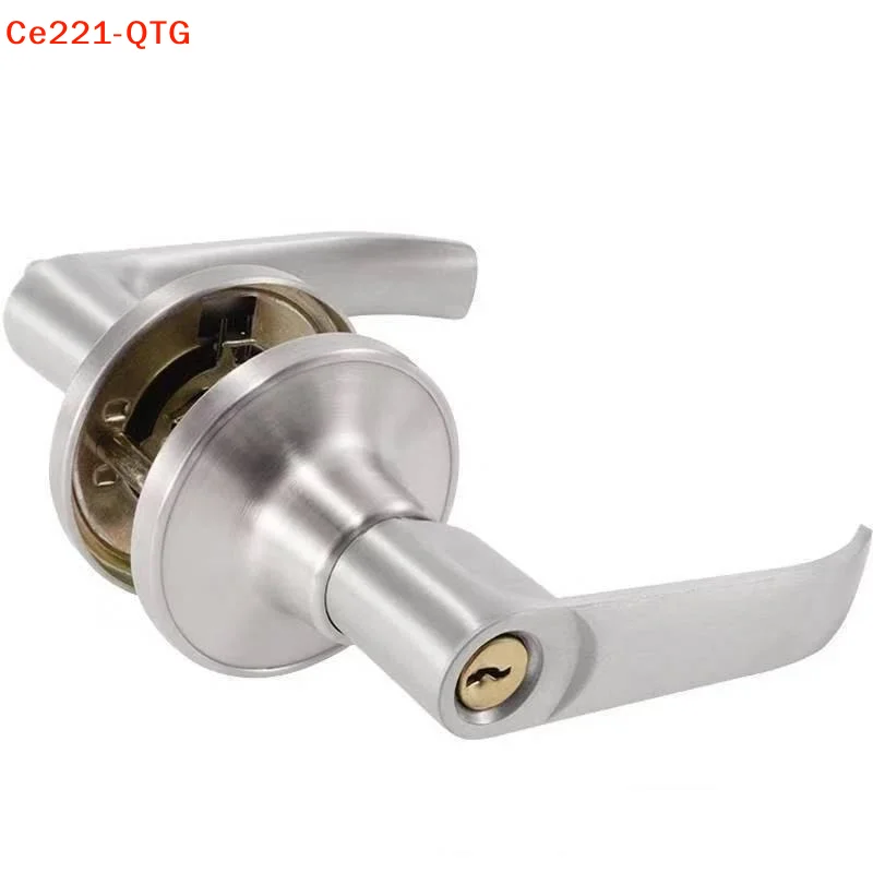 Hot Door Handle Lock Round Entry Security Privacy Sliding Front Doors Entrance Keyed Locks For Bedroom Living Room Household