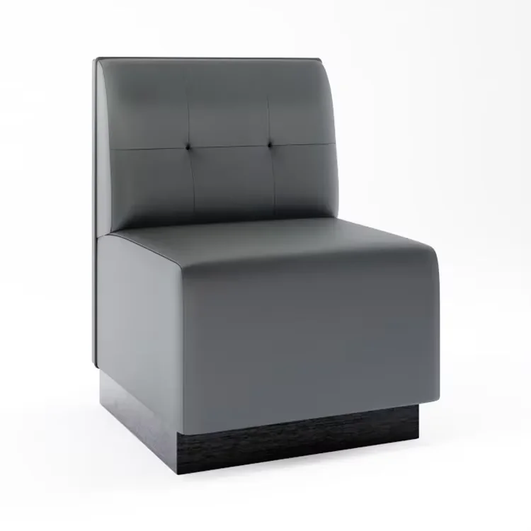Wholesale Modern Design PU Leather Sofa Button Tufted Dining Bench For Restaurant Cafe Nightclub Panel Bench For Luxury Seating - view 5