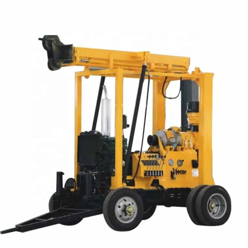 Maquina Perforadora De Pozos De Agua 100m Diesel Hydraulic Small Portable Water Well Drilling Machine Water Well Drilling Rig