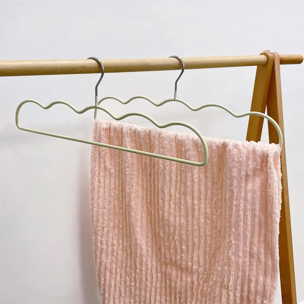 

5Pcs Metal Sheet Drying Racks Thickened Traceless Large Clothes Hanger Anti-slip Heavy Duty Clothes Drying Rack Living Room