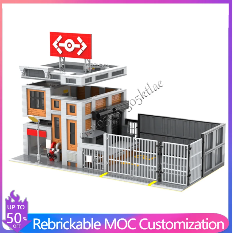 2420 Pezzi Stoccaggio Medievale MOC, Blocchi da Costruzione Modulari Personalizzabili, Modello Semplice, Tecnologia Popolare, Giocattolo Fai-da-Te per Bambini, Regalo Festivo