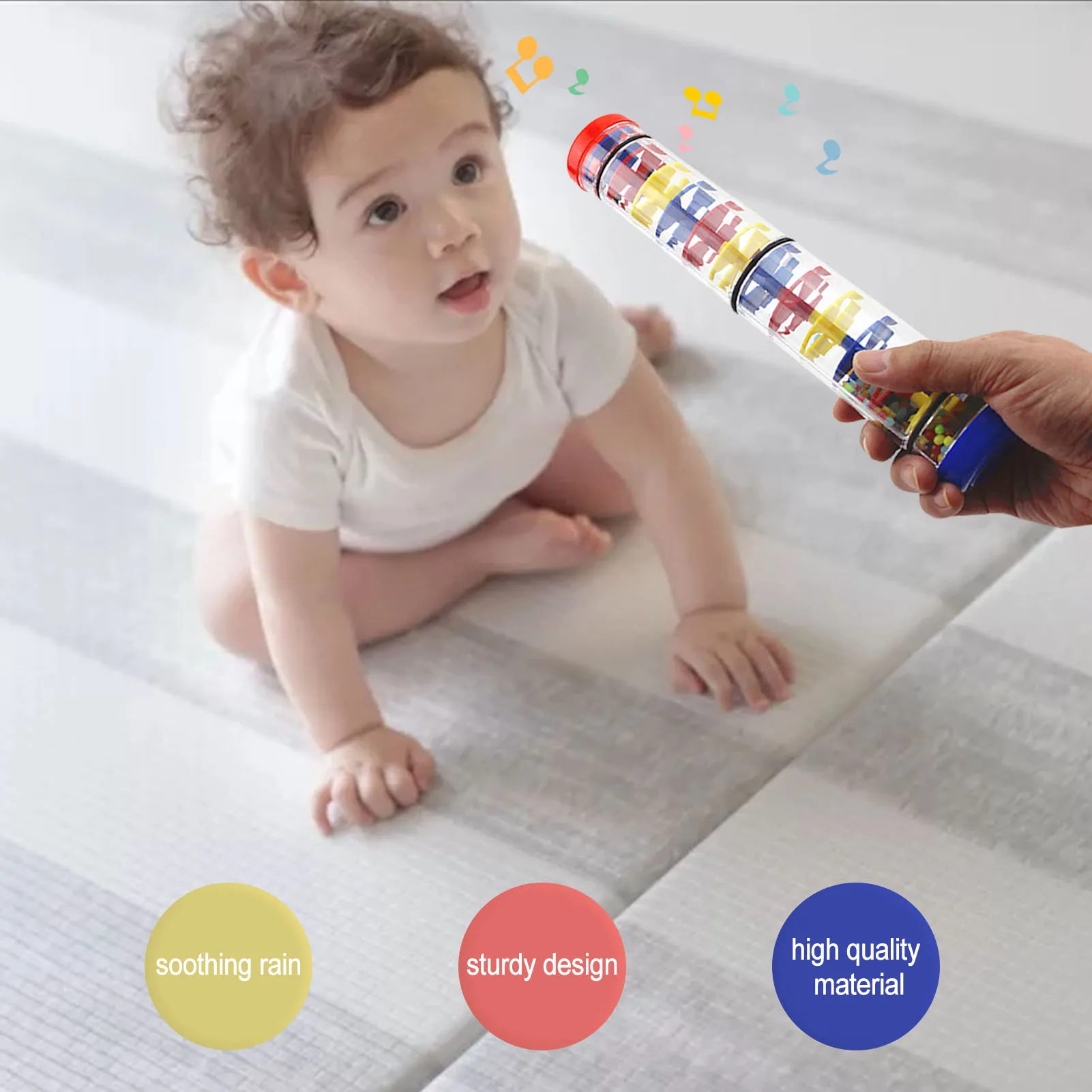 Rassel Rohr Regen Shaker Regen Stick Baby Spielzeug Regen Stick Musical Instrument Rainstick Rainmaker Spielzeug Sensorischen Spielzeug Für Babys