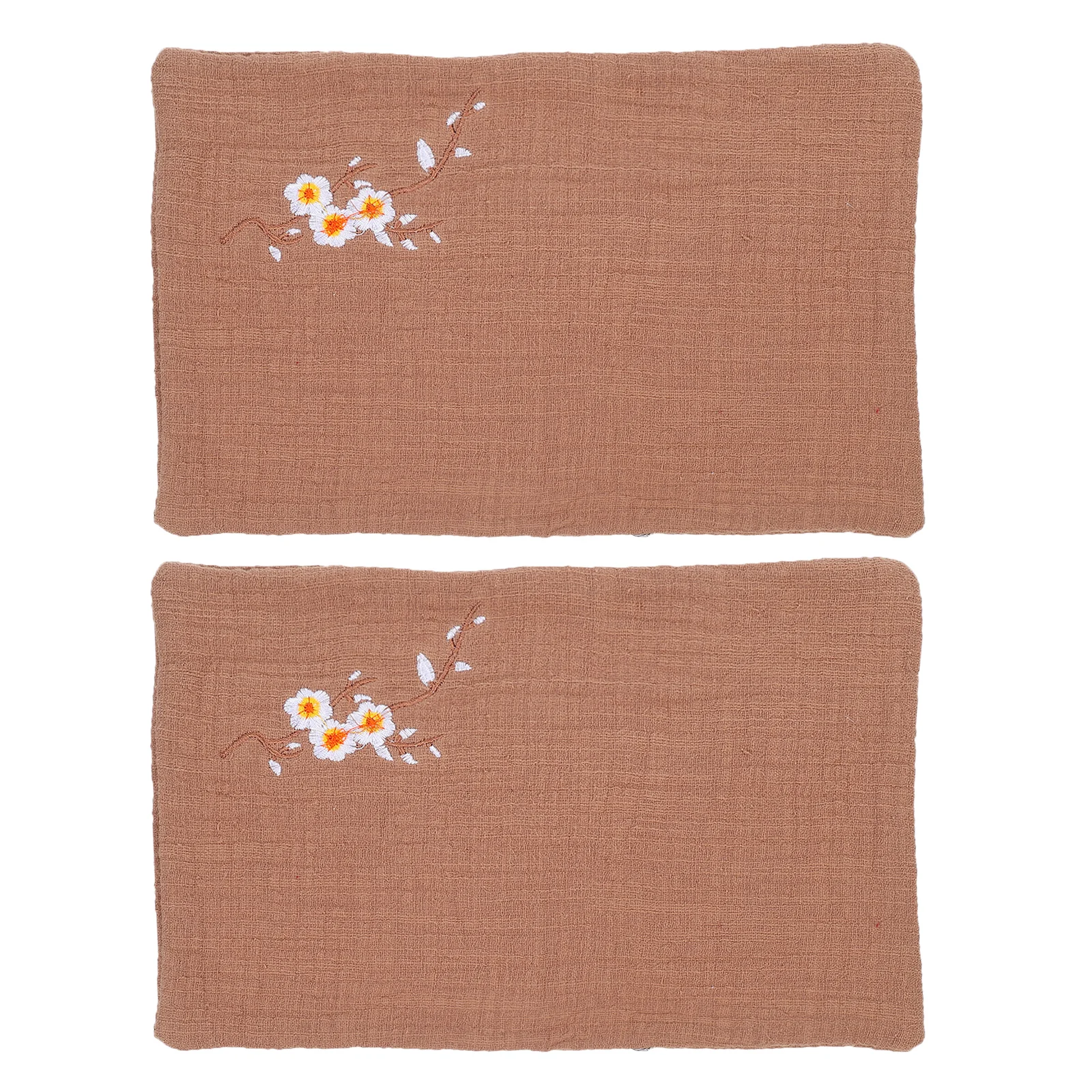 

2 Pcs Cotton Linen Tea Towel Multipurpose Cleaning Napkin Retro Home Kitchen Wiping Cloth Comfortable Practical