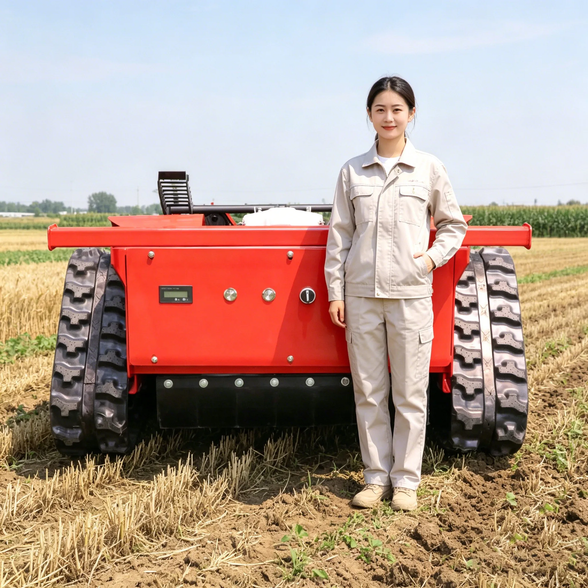 Customized lawn mowers can be used for forest fire rescue, crushing shrubs and weeds, and beautifying the environment