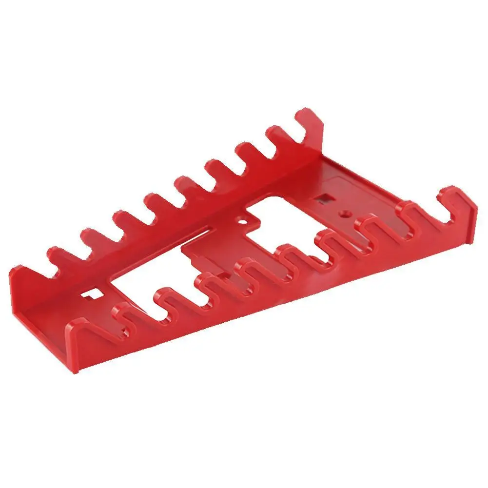 Wall Mounted Tool Organizer - Wrench Spanner Holder Rack Tray Household Socket Plastic Storage Wrench Holder Car Repair Wrench