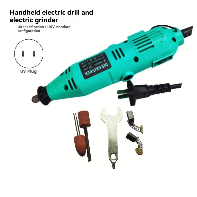 BAAJ-Electric Mini Drill Grinder Engraver Polisher 110V Power Tool Mini Rotary Tool US Plug
