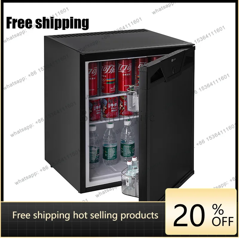 YJ Silent Energy Saving Absorption Mini Refrigerator Single Door Commercial Cooler For Hotel Guest Room Storage