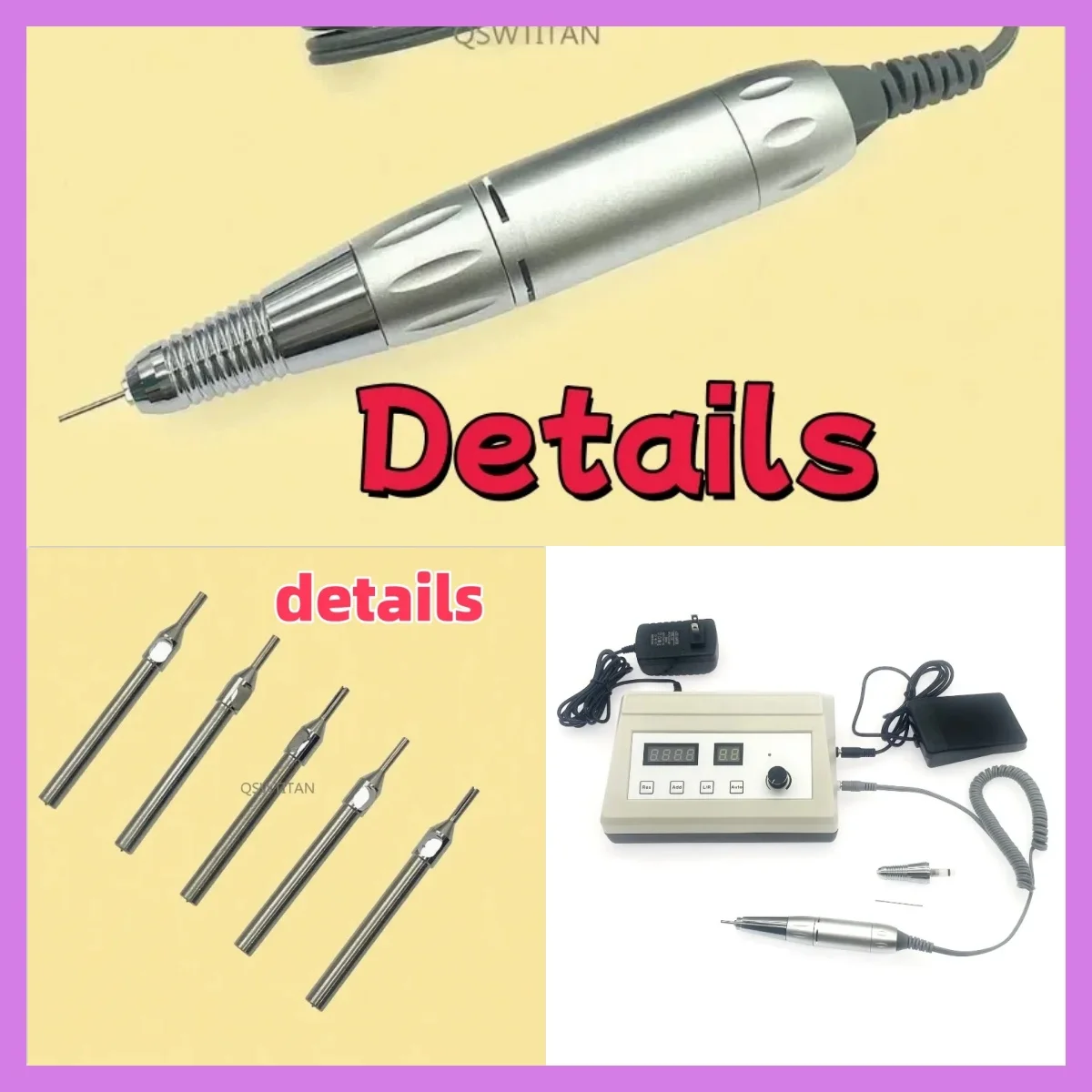 مجموعة واحدة من أدوات زرع الشعر FUE الجديدة - مستخرج بصيلات الشعر مع آلة العد