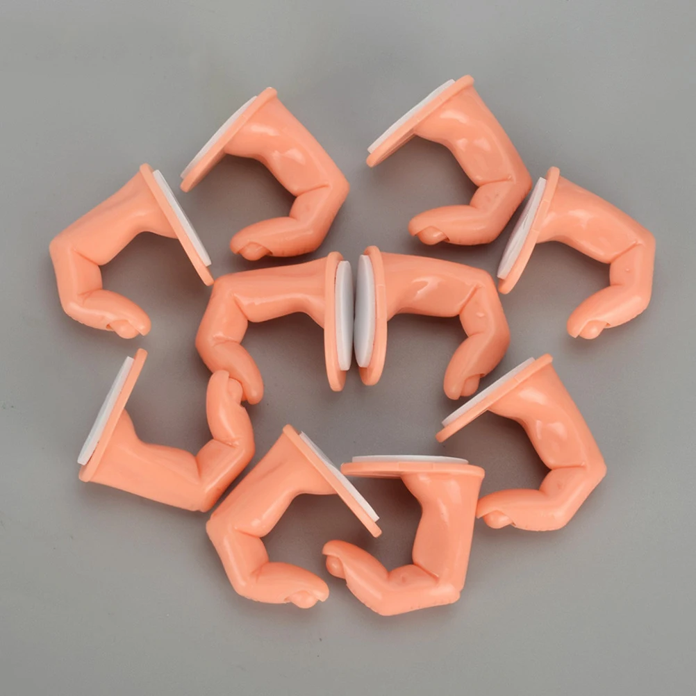 

10 Pcs Practice Fingers for Nails Manicure Acrylic Manicures Training False
