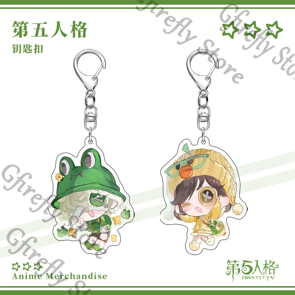 

Pendant Identity Ⅴ Bag Hanging Drop Florian Brand Keychain Acrylic Keyring Mechanic Anime High Definition Decoration Gift