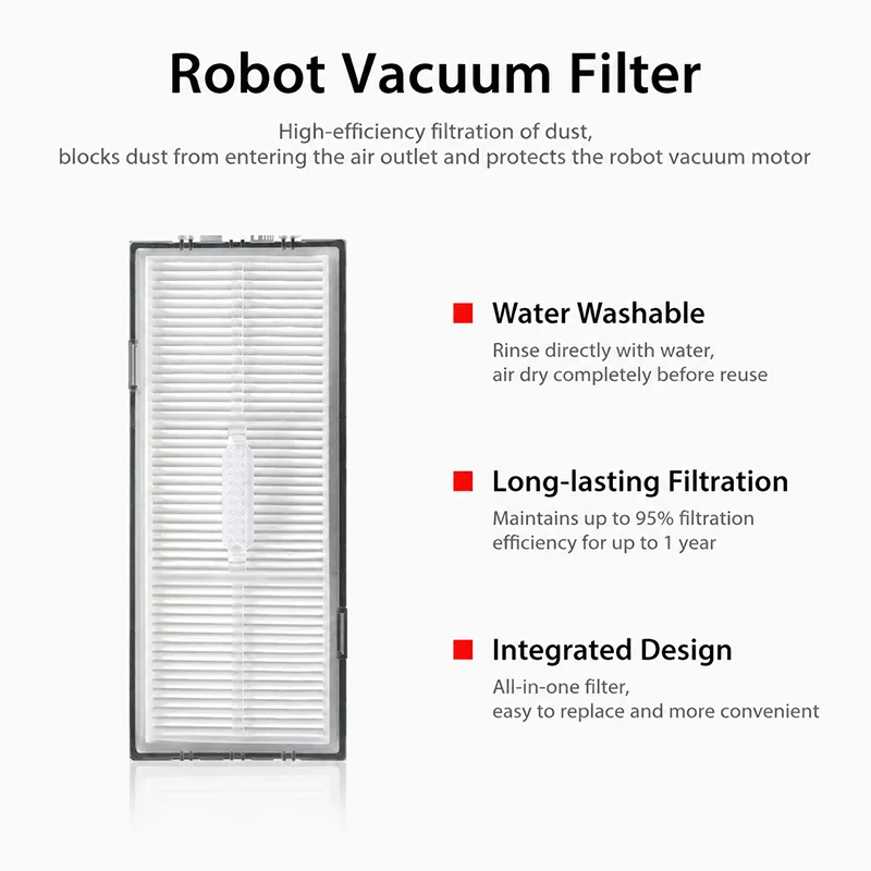 Roborock S8/S8+/S8 Pro Ultra Robot Vacuum Cleaner Accessories Main Side Brush Mop Cloth Hepa Filter Dust Bag Spare Parts image 3