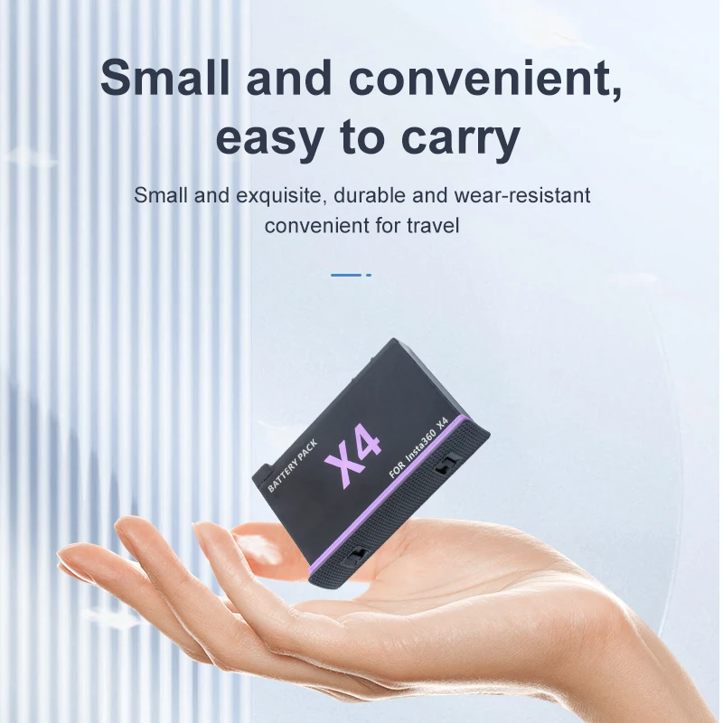 Insta360 X4 2500mAh batería cargador rápido Hub accesorios de cámara para Insta 360 X4