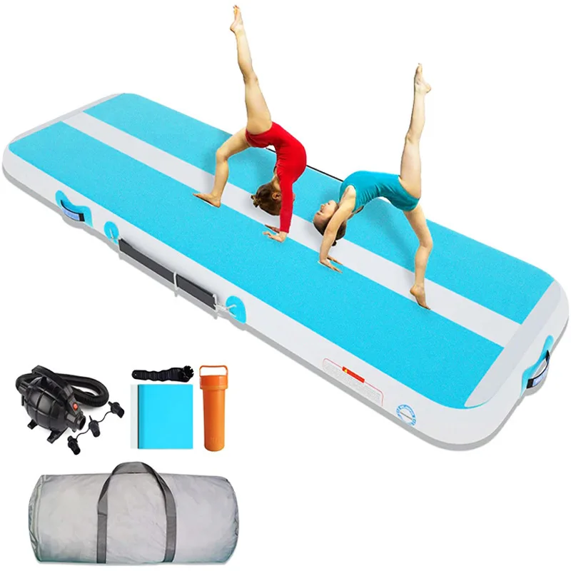 Tappetino gonfiabile per ginnastica gonfiabile per yoga da pavimento con pista d\'aria