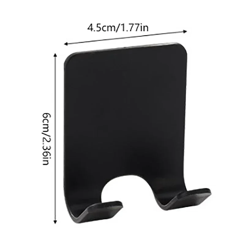 1/2/4/6Pcs Bathroom Razor Holder Storage Hook Wall Men Shaving Shaver Shelf Punch-Free Razor Rack Bathroom Accessories