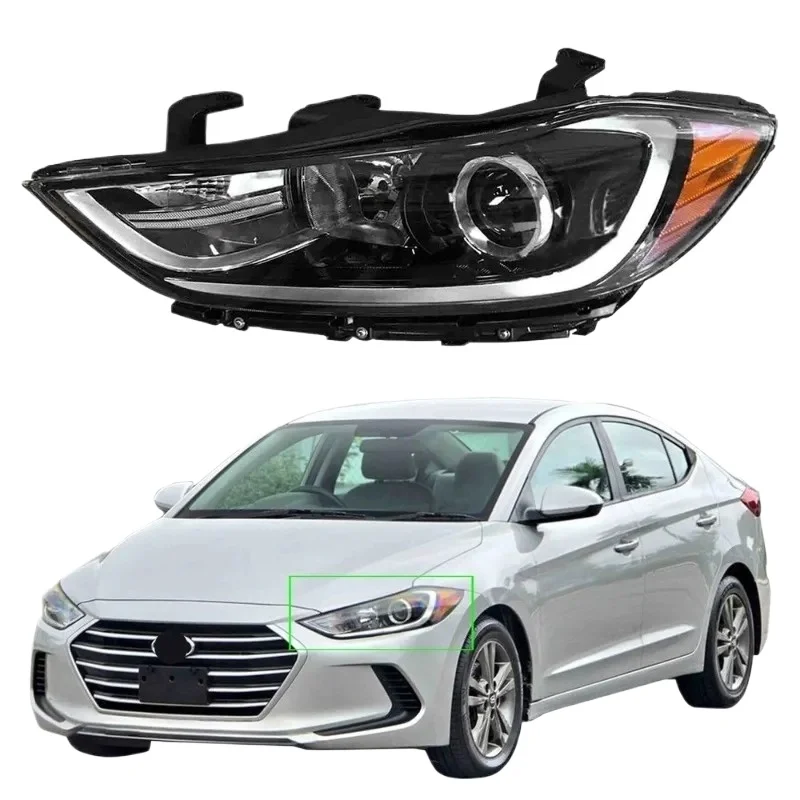 

Пара галогенных фар для пассажирского водителя на Hyundai Elantra 2017 2018 годов 92101F3000 92102F3000