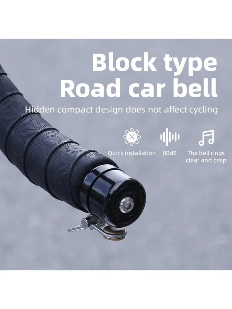 AliExpress BKPTX Bicycle Bell Curved Handlebar Plug Bell Horn Waterproof 80dB Loud High Decibel Ring Alarm Bell Road Bike Accessories