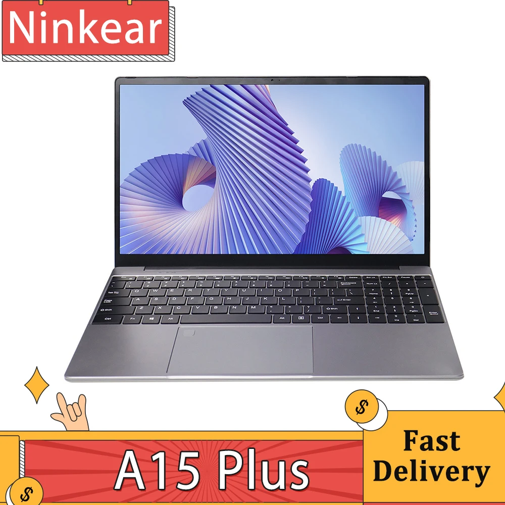 Ninkear a15 plus 15,6-Zoll-Laptop, amd ryzen7 5700u 8 Kerne 15,6 GHz, 4,3x1920 ips fhd Bildschirm, 32GB DDR4 RAM 1TB SSD, WLAN 1080