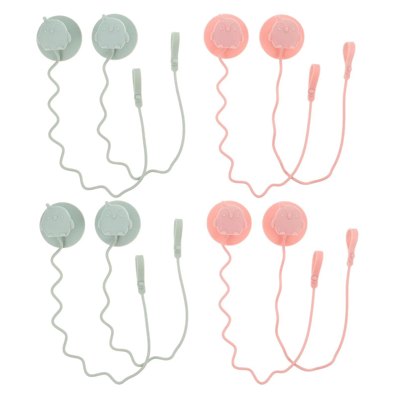 

Набор из 4 предметов: Держатели для детских столовых приборов (ложка, вилка) с LED-подсветкой, предотвращающие падение, для стульчика для кормления, помощник при отлучении от груди, ремешок для детских приборов