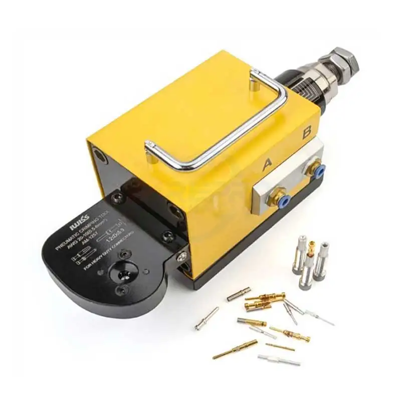 TP-C10 Pneumatic aviation terminal crimper four-spot coaxial crimping machine