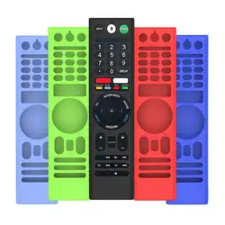 TV Remote Control Protector Case Shockproof Silicone All-inclusive Cover Sleeve With Lanyard ForSony RMF TX220U TX310B TX300B
