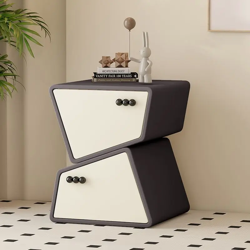 Modern Nightstand - Minimalist Solid Wood Bedside Table