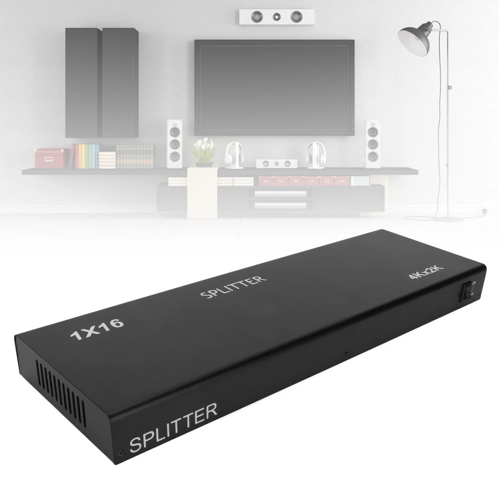 HD الوسائط المتعددة واجهة الفاصل HD الوسائط المتعددة واجهة الفاصل 4K 1 في 16 خارج الصوت والفيديو الموزع ل Xbox ل PS4 HDTV