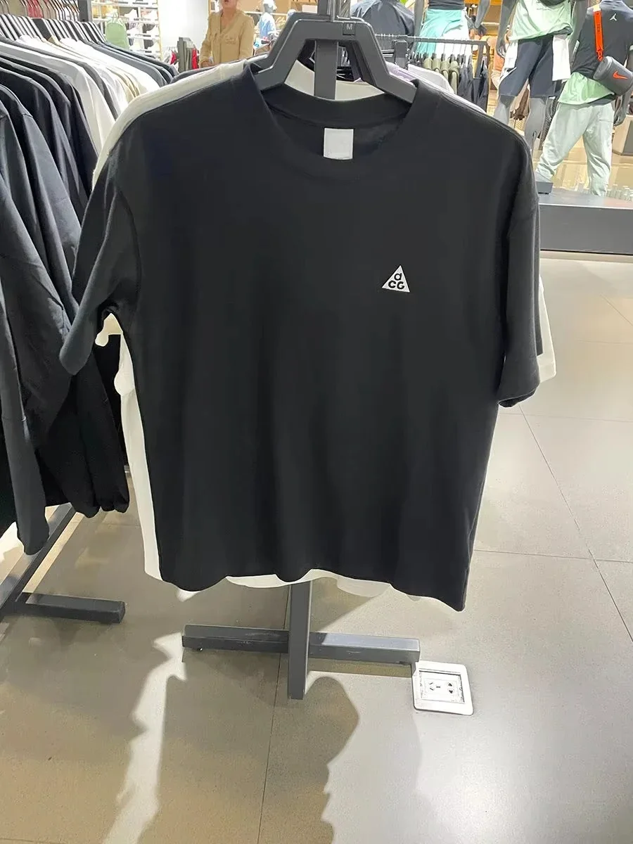 2025 New Hot Outdoor Sports Brand Fashion Cotton High-quality T-shirt Summer Loose Round Neck Casual Breathable Soft Unisex
