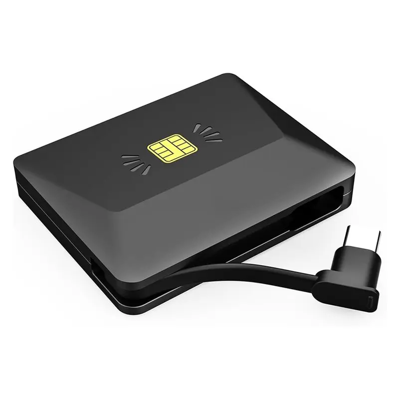 PHILE-For EMV IC DNIE Chip DNI Smart Card Reader Type-C ID Electronic DNI Reader ZW-12026-X