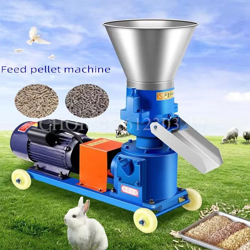 

Automatic Poultry Feed Pellet Crusher Multi-Function Food Pelletizer Machine for Animal Feeds Cattle Chicken Feed Making Machine