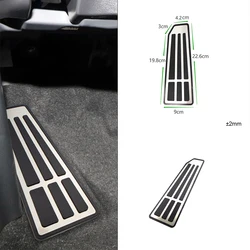 Footrest Pedal Pad Cover Accessories Fit for Toyota RAV4 Highlander Camry Avalon Harrier Venza Lexus ES LS 2021 Left Hand Drive