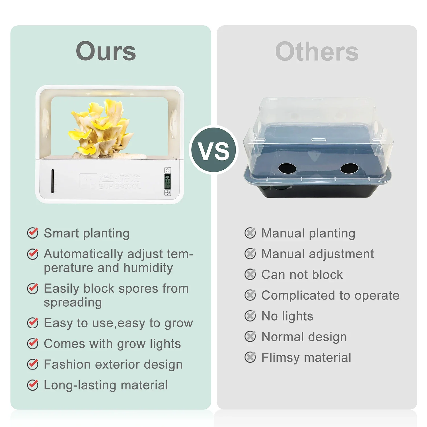 Kit de setas mágicas Control de sincronización Kit de cultivo de setas mágicas