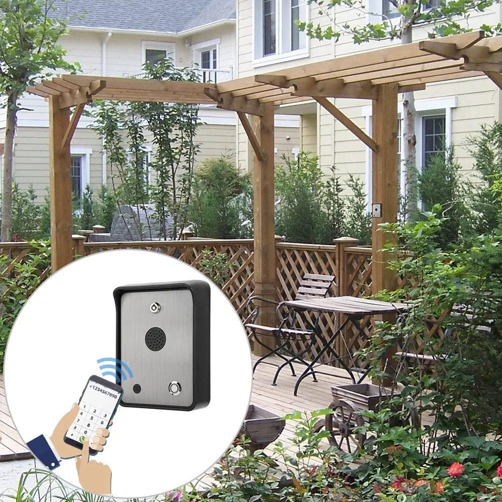 GSM Audio Intercom for Single House Door and Gate Opener Access Controller Access Controller Audio Intercom