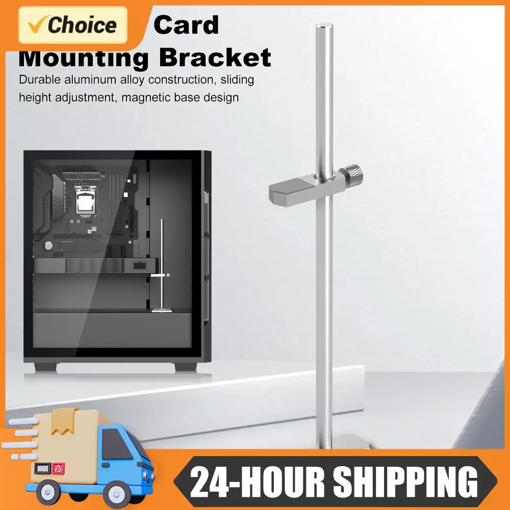 GPU Graphics Card Holder Aluminum Alloy Bottom Magnet Design Graphics Card GPU Brace Support Desktop Computer Accessories