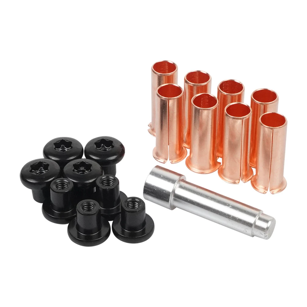 Bushing Removal Kit Door Bushing Tool Stainless Steel Sleeve Engineering Plastic Insert Black Off-road Driving