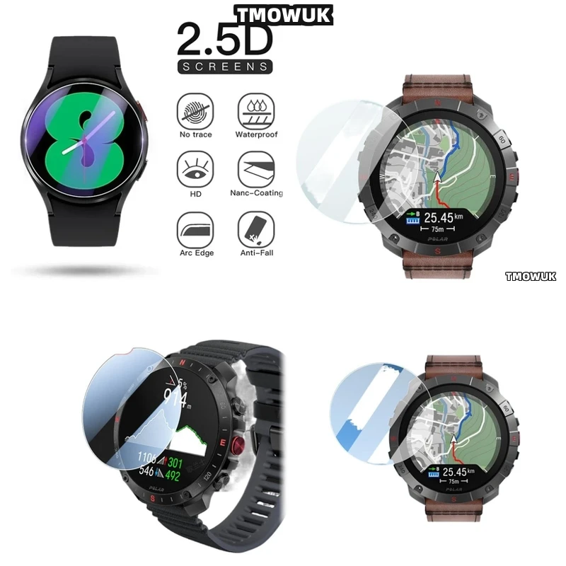 

For Polar Grit X2 Pro GritX2, Sturdy Glass Front, Maximum Safety Assurance, Swim Training Aid